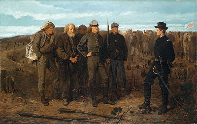 Prisoners from the Front, 1866 | Winslow Homer | Giclée Leinwand Kunstdruck