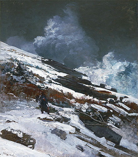 Winter Coast, 1890 | Winslow Homer | Giclée Leinwand Kunstdruck