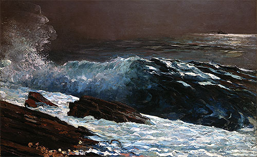 Sunlight on the Coast, 1890 | Winslow Homer | Giclée Leinwand Kunstdruck