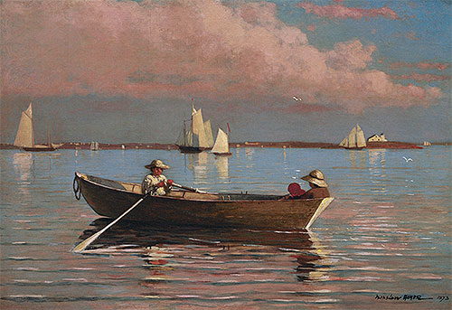 Gloucester Harbor, 1873 | Winslow Homer | Giclée Canvas Print