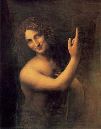 St John the Baptist | Leonardo da Vinci | Painting Reproduction