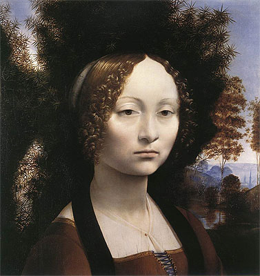Portrait of Ginevra de' Benci, c.1474/78 | Leonardo da Vinci | Giclée Canvas Print