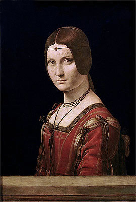 La Belle Ferronnière, c.1490/95 | Leonardo da Vinci