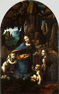 Leonardo da Vinci | The Virgin of the Rocks, c.1493/08 | Giclée Canvas Print