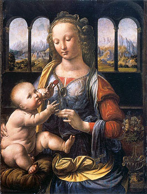 Madonna mit der Nelke, c.1473 | Leonardo da Vinci