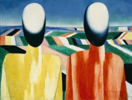 Two Peasants, 1928 | Kazimir Malevich