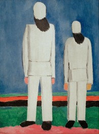 Two Male Figures, 1928 | Kazimir Malevich