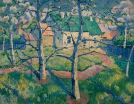 Apple Trees in Blossom, 1904 | Kazimir Malevich