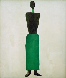 Suprematism, Female Figure, 1928 | Kazimir Malevich