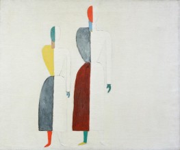 Suprematism. Two Female Figures, 1928 | Kazimir Malevich