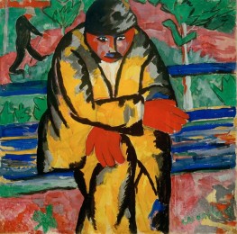 On the Boulevard, 1910 by Kazimir Malevich | Canvas Print