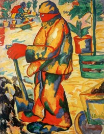 The Gardener, 1911 by Kazimir Malevich | Canvas Print