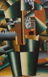 Portrait by Iwan Kljun, 1913 by Kazimir Malevich | Canvas Print