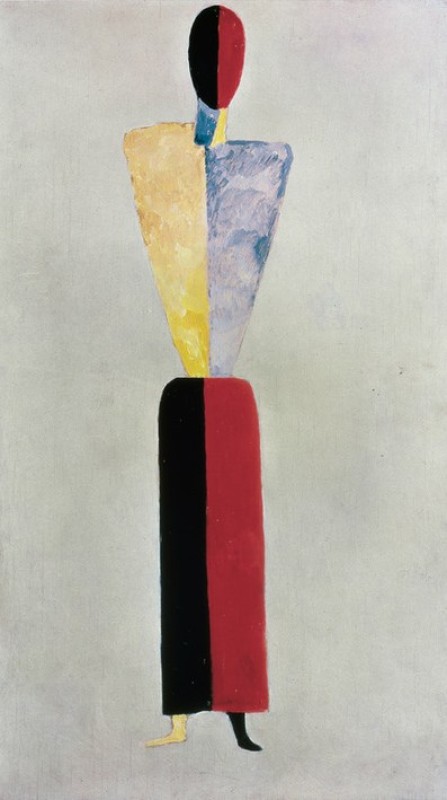 The Girl. Figure on White, 1920 | Kazimir Malevich | Giclée Canvas Print