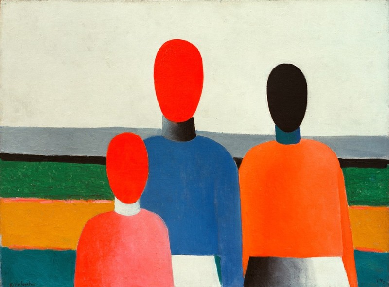 Three Female Figures, 1928 | Kazimir Malevich | Giclée Canvas Print