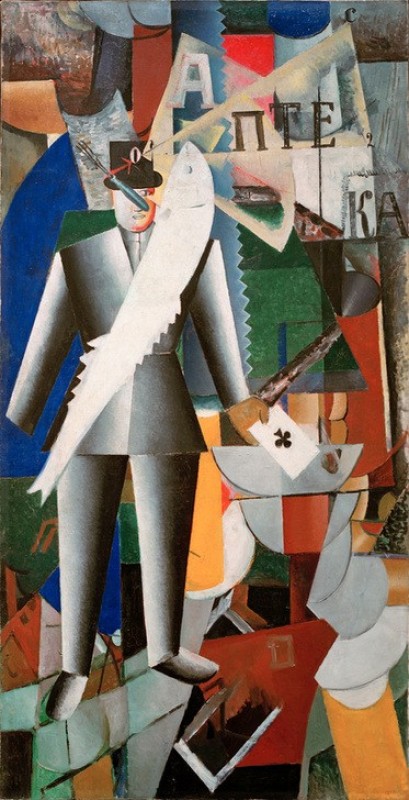 Aviator, 1914 | Kazimir Malevich | Giclée Canvas Print