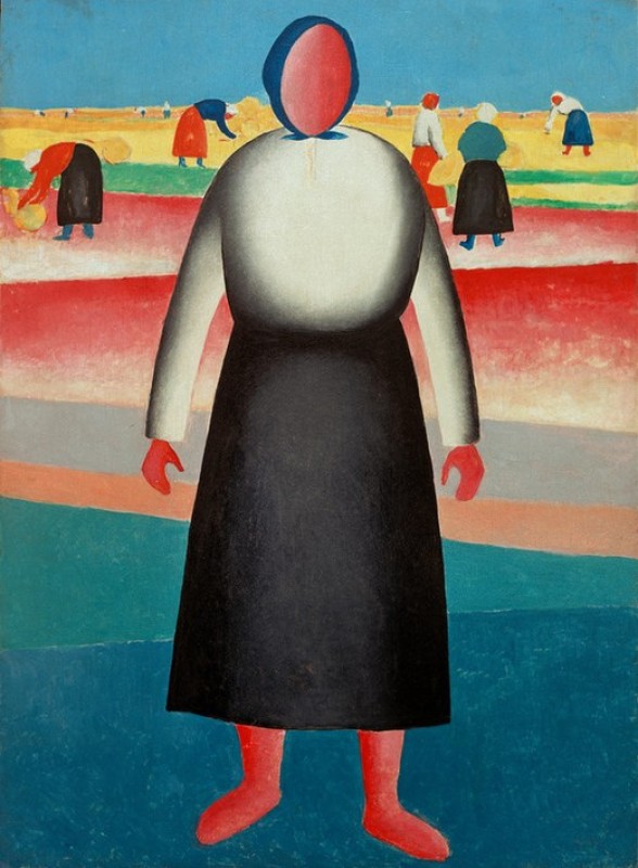 Harvest. Study for the Picture, 1928 | Kazimir Malevich | Giclée Canvas Print