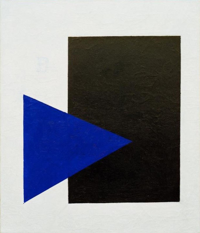 Black Square, Blue Triangle, 1915 | Kazimir Malevich | Giclée Canvas Print