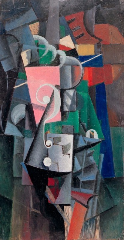 A Non-Stop Station: Kuntsevo, 1913 | Kazimir Malevich | Giclée Canvas Print