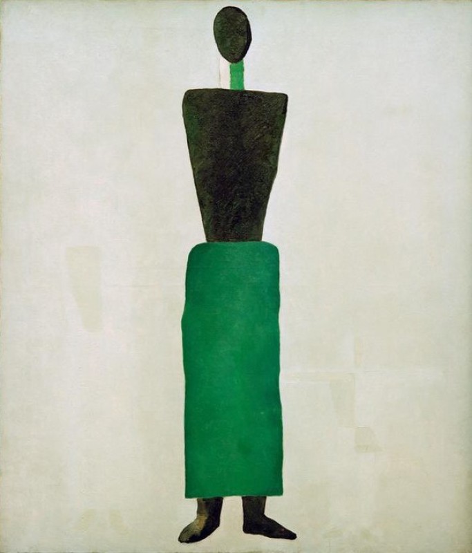 Suprematism, Female Figure, 1928 | Kazimir Malevich | Giclée Canvas Print