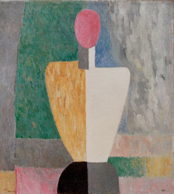 Torso (Figure with pink face), 1928 | Kazimir Malevich | Giclée Canvas Print