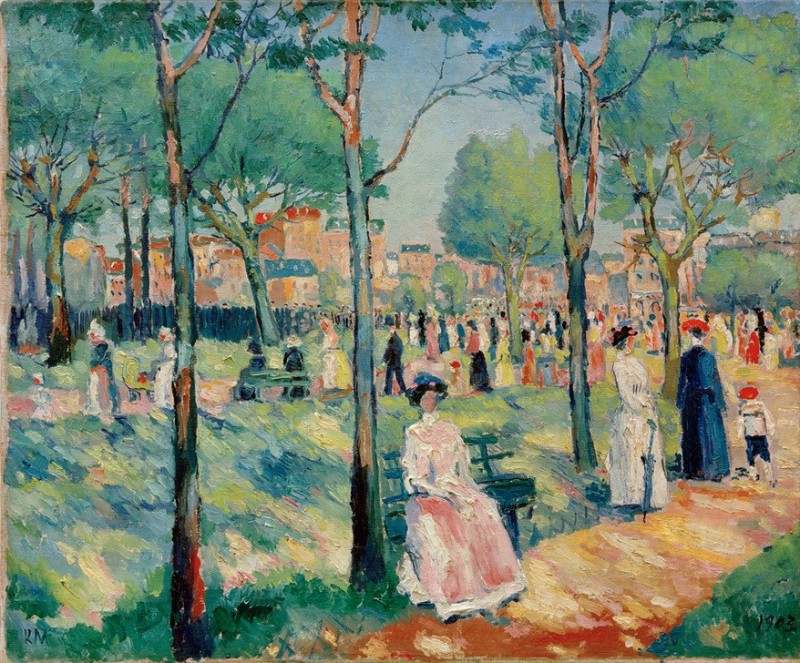 On the Boulevard, 1903 | Kazimir Malevich | Giclée Canvas Print