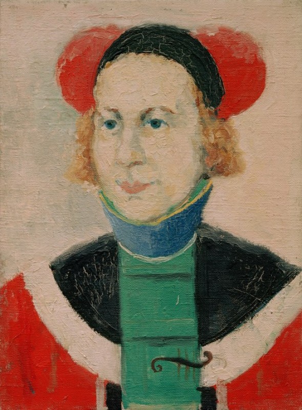 Head of a Girl, 1932 | Kazimir Malevich | Giclée Canvas Print