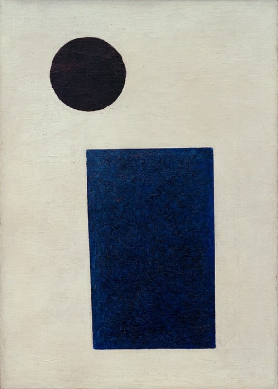 Suprematic Composition with Rectangle and Circle, 1915 | Kazimir Malevich | Giclée Canvas Print