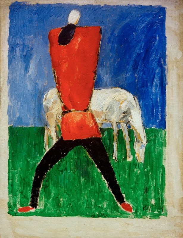Man and Horse, 1933 | Kazimir Malevich | Giclée Canvas Print
