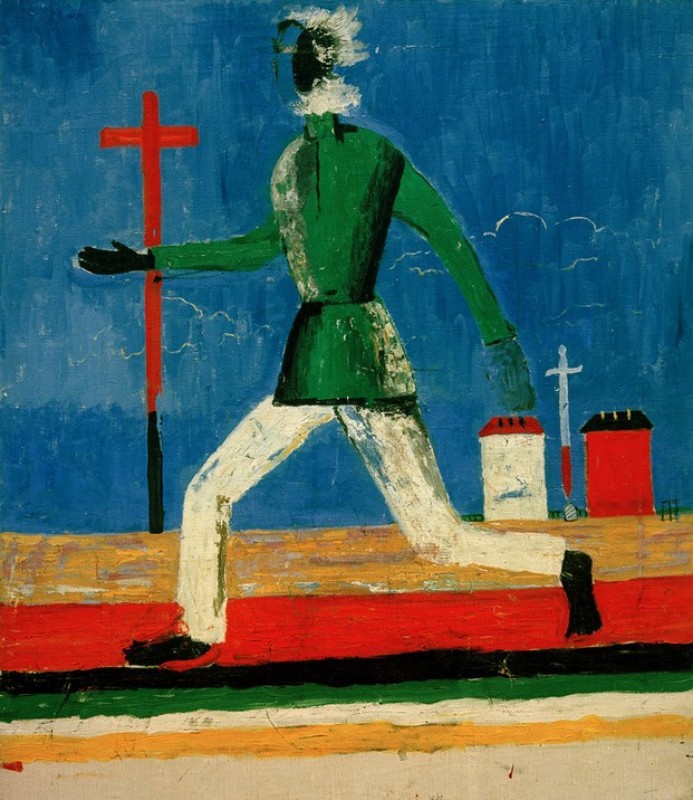 Walking Man, 1930 | Kazimir Malevich | Giclée Canvas Print