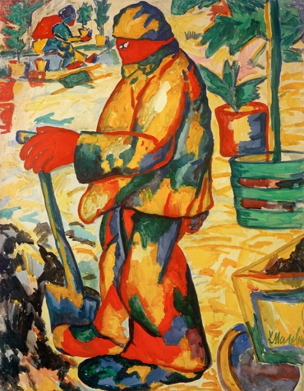 The Gardener, 1911 | Kazimir Malevich | Giclée Canvas Print