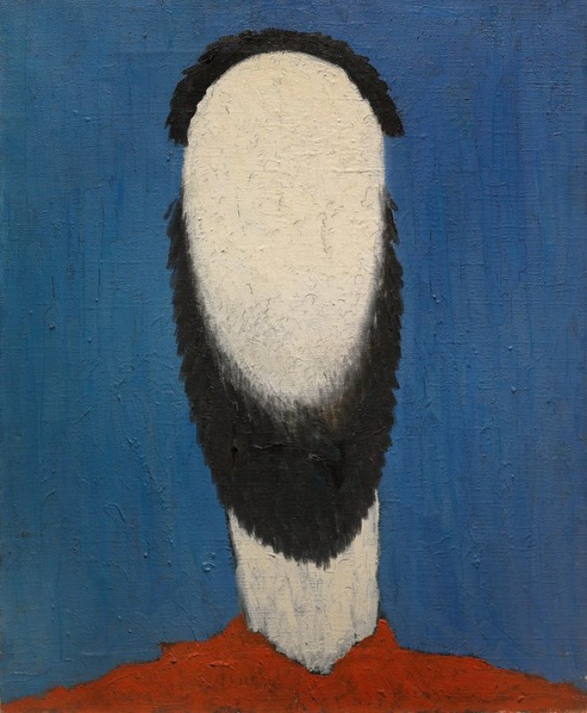 Head of a Peasant, 1928 | Kazimir Malevich | Giclée Canvas Print